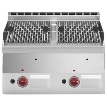 G60/GPL6T-N (25) Gas Lavasteingrill mit Rost aus Gusseisen -Top-
